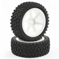 Roues Fastrax avant Cuboid - Buggy 1/10e  jantes 6 branches (2)