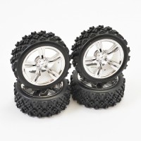 Roues Fastrax Touring Rally TERRE chromées 4pcs 1/10e