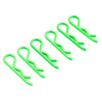 Clips de carrosserie Vert Fluo 6 pièce(s) – 1/8e - 1/5e