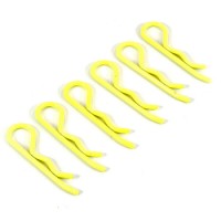 Clips de carrosserie Jaune Fluo 6 pièce(s) – 1/8e - 1/5e