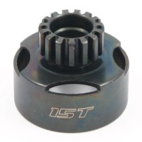 Cloche d'embrayage ventilée 15 dents Fastrax pour 1/8e