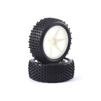 Roues Fastrax avants LP 'STUB' 6 bâtons Buggy 1/10e (2)