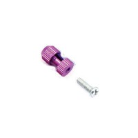 Support alu anodisé violet de tube d'antenne