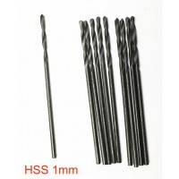 Forêt ø1mm (10 pcs) HSS pour mini perceuse