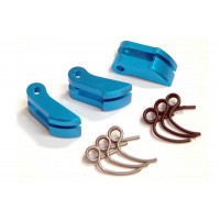 Masselotes d'embrayage aluminium anodisé bleu allégées et ressorts Fastrax