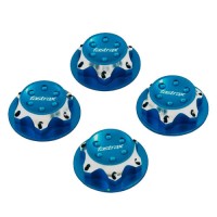 Ecrous de roue cannelés bleu 17mm 1/8e