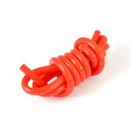 Durite silicone Fastrax superflex rouge fluo 2,2x6mm – 1 mètre