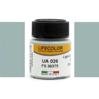 Pot de peinture acrylique LifeColor Gris Clair Fantome UA026 22ml