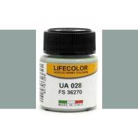 Pot de peinture acrylique LifeColor Gris UA028 22ml