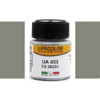 Pot de peinture acrylique LifeColor Gris Mouette Foncé UA033 22ml