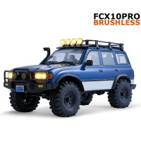 FMS 1/10e Toyota Land cruiser 80 FCX10Pro scaler ARTR kit (RS version) Bleu SUR-COMMANDE