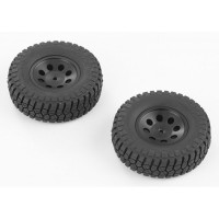 1/24 FCX24 : FMS Roues montées 2.5" avec jantes alu (2)