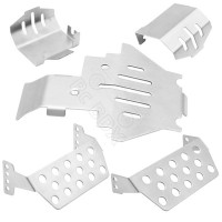 Protections de chassis et ponts INOX - Traxxas TRX-4 1/10e