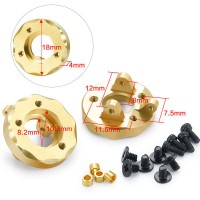 Fusées laiton lestées CNC FAST - Kyosho Mini Z MX01 4x4