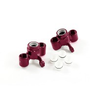 Fusées avant en aluminium rouge Fastrax Arrma Kraton/OutCast/Notorious