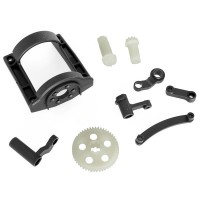 Couronne+pignon+protection moteur+renvoi de direction Funtek MT4