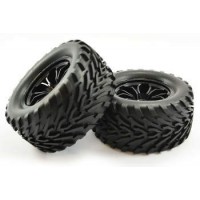 Roues avant FTX Bugsta/Carnage noir 1/10 buggy (2)
