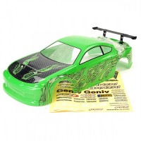 Carrosserie FTX Banzai peinte verte + autocollants 1/10e