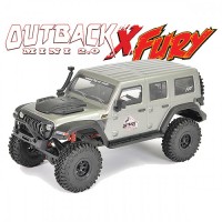 FTX Outback Mini X FURY 4wd 1/18e Gris Prêt à rouler