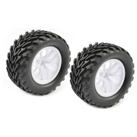 Roues avant FTX Bugsta/Carnage Blanc 1/10 (2)