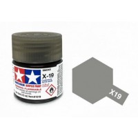 Pot de peinture acrylique Tamiya X-19 Fumé brillant 10ml