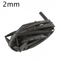 Gaine thermorétractable 2mm x 1m noire