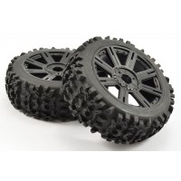 Roues Fastrax 8 Bâtons Noir Maze Block 1/8 Buggy
