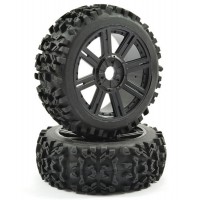 Roues Fastrax 8 Bâtons Noir Maze Block 1/8 Buggy