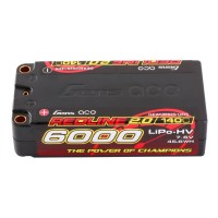 Accu LiPo Gens ace REDLINE 2S2P 7.6v 6000mah 140c HV Shorty serie 2.0 Hardcase 63#