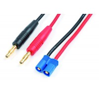 Cordon de charge bananes 4mm vers EC3, câble silicone