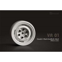 Jante GMADE 1.9 VR01 BEADLOCK (blanche) 2pcs - Scale 1/10