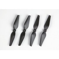 Hélices Graupner COPTER PROP 6x3" -NOIRES -  5/6/8 mm drone (les 4)
