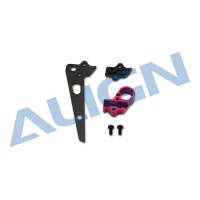 Support moteur métal et dérive carbone T-REX 150