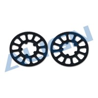 Couronne principale NOIR 170 dents 2pcs - T-REX 550E/600/600 NITRO