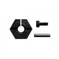 HEXAGONES DE ROUE CYCLONE ALU. (TYPE PINCE/4p./CYCLONE)
