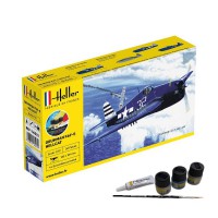 1/72e Heller STARTER KIT F6F-5 Hellcat