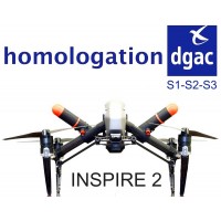 Homologation DGAC S1+S2+S3 Inspire 2 pour Kit parachute IDRsys DRONAVIA