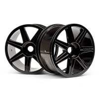 Jantes 7 batons Chrome-noir (Trophy Truggy) – la paire
