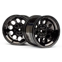 JANTE NOIRE CHROMEE  – la paire - BULLET