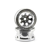 HPI - Jantes Rock 8 55x36mm Chrome S2