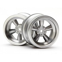 Jantes HPI 5 branches 26mm Chrome mat – la paire