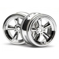 Jantes HPI 5 branches 26MM Chrome – la paire