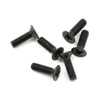 Vis tête fraisée M3x10mm 6 pièces