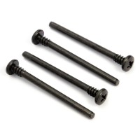 Vis d'axe tête ronde M3x40mm 4 pièces