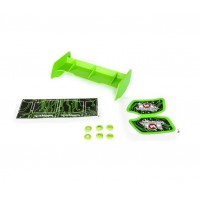 Aileron vert Universel 1/10e + stickers