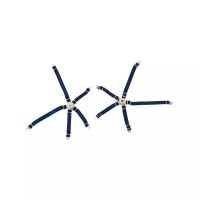 Ceinture de siège baquet BLEU avec attache en métal