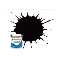 Peinture Humbrol Enamel 085 Noir anthracite satiné 14ml 