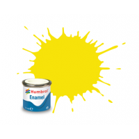 Peinture Humbrol Enamel 099 Jaune citron mat 14ml 