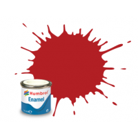 Peinture Humbrol Enamel 153 Rouge insigne mat 14ml 