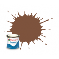 Peinture Humbrol Enamel 186 Brun mat 14ml 